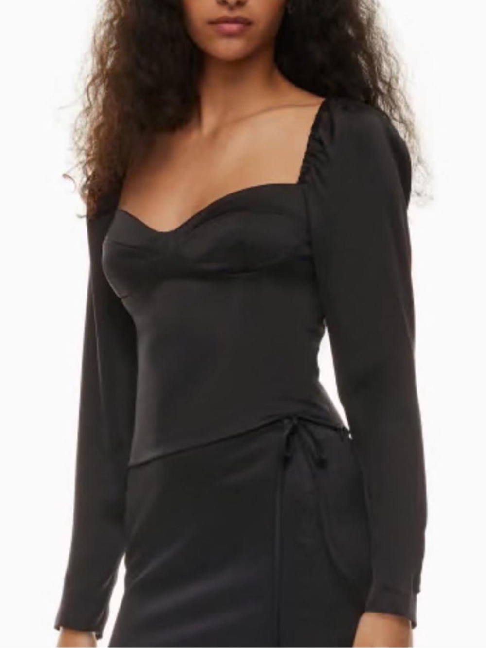 Aritzia Wilfred Novella Satin Blouse